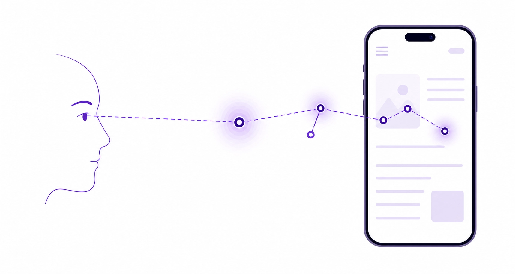 Eye tracking illustration